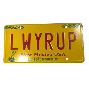 Breaking Bad LWYRUP New Mexico Novelty License Plate Walter White 12x6